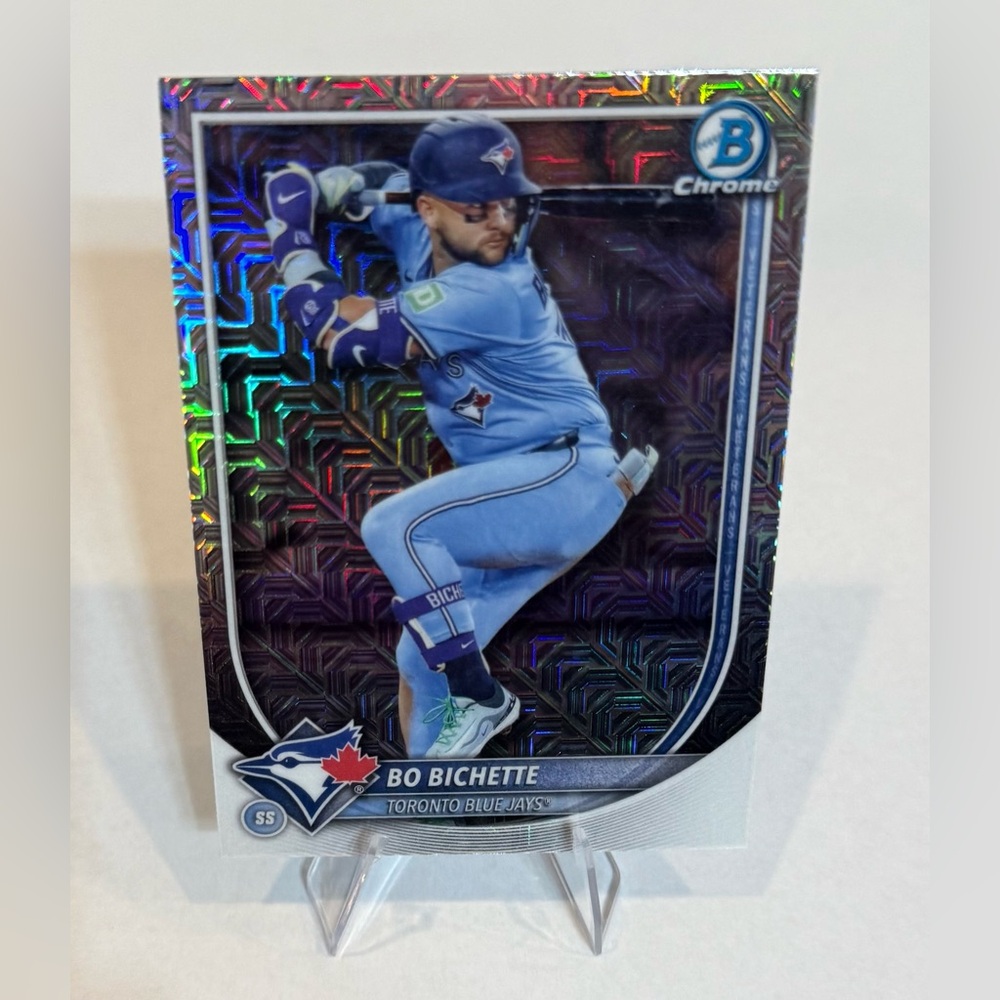 2025 Topps Bowman Chrome Bo Bichette Toronto Blue Jays Baseball Card # 56